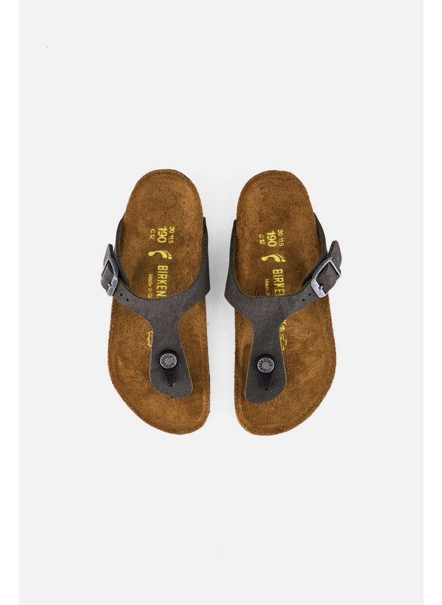 BIRKENSTOCK Kids Girl Slip On Cork Sandals, Multicolor  - Image 3
