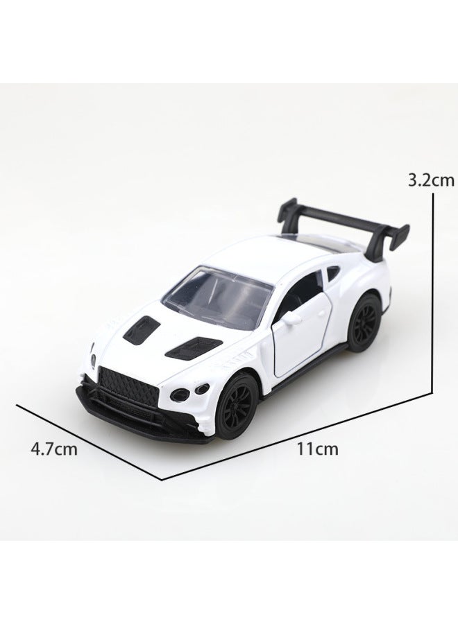 Bag 1:38 Retro Classic Classic Car Pickup Alloy Car Model Simulation Children's Toy Car Cross-border-Color:(bubble Bag) 1:38 Bentley White  - Image 1