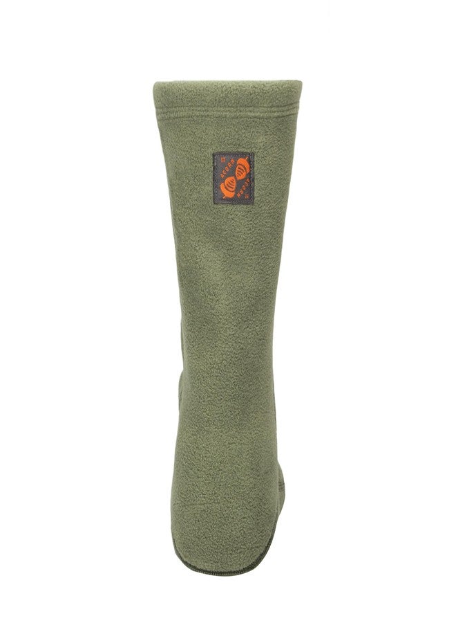 أكورن شبشب صوف متوسط الطول من Acorn للجنسين، مصنوع من قماش Versafit، يسمح بمرور الهواء ويمتص الرطوبة، لون زيتوني، مقاس 5-6.5 أمريكي - Image 3