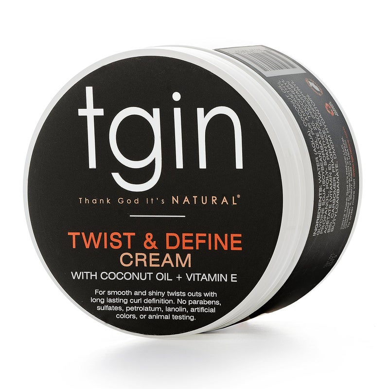 Tgin Thank God It's Natural Tgin Twist and Define Cream for Hair – 12 oz, Curl Enhancing Cream for Dry Hair - Image 5