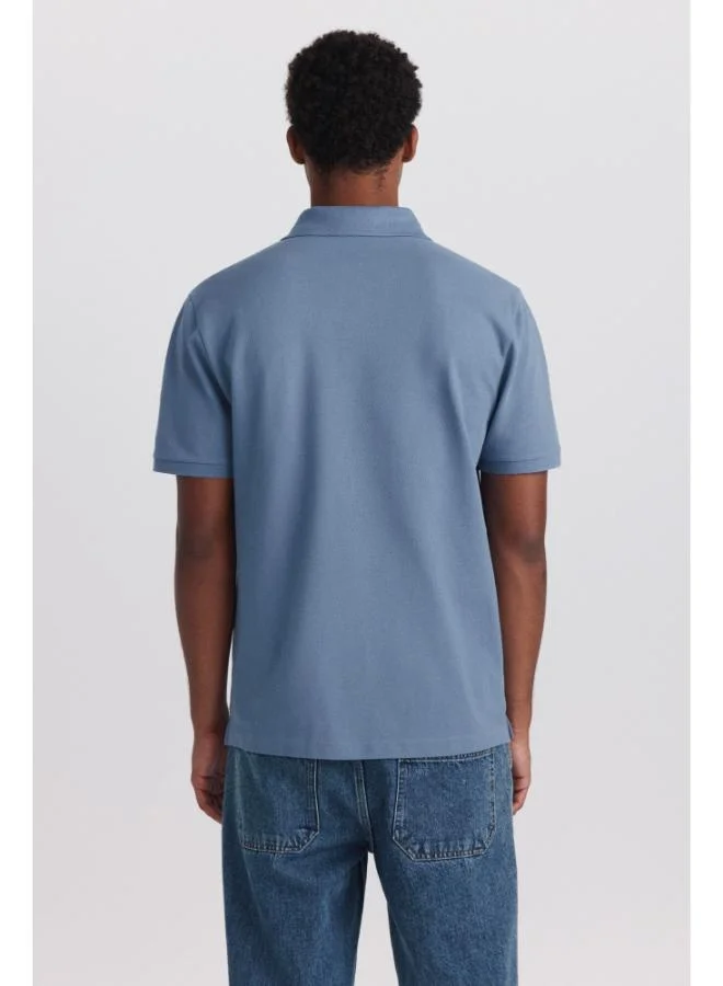 Springfield  Piqué basic regular fit polo shirt for Men | Best Price UAE