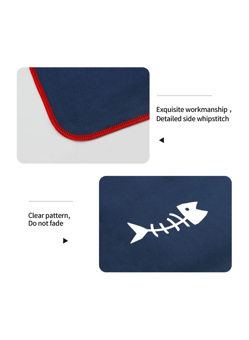 Microfiber Beach Towel Oversized, Absorbent Sand Proof Beach Blanket Surf Poncho Towel with Hood Bath Towel Swim TowelBlack Coverup Robe Large Hooded Towels for Adult (Navy blue) - Image 4