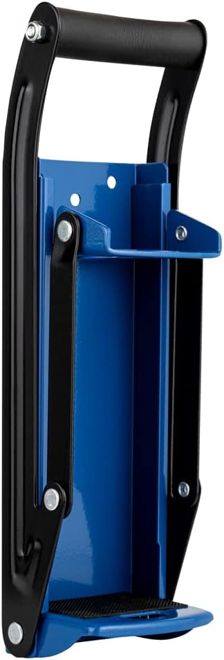 Restaurantware Restaurantware Met Lux Soda Can Crusher For 1216 Ounce Cans 1 Wall Mountable Plastic Bottle Crusher  Rotatable Cushion Grip Handle HeavyDuty Blue Steel Can Smasher BuiltIn Bottle Opener  - Image 2