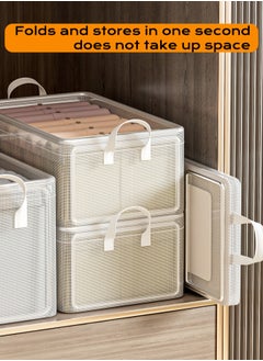 6 Pieces Bedroom Clothes Storage and Organization Boxes , Waterproof and Non-slip PVC Material , Steel Frame Storage Basket, Clothes Storage Boxes , Wardrobe Clothing Organization Drawer , Underwear and Pants Storage Boxes (6× X 47*28*20CM) - pzsku/Z95D0226E6B42B9A33B93Z/45/_/1733800019/e2bb653b-f626-401e-9390-a65f3e10aa02