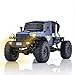 EAZYRC FMS Rochobby 110 Atlas Ready Set RC Crawler RC Truck 4X4 with Lighting 24GHz RadioBall Bearing MetalGear Full4 Link SuspensionRapid Separation Car Body for Adult Blue - Image 2