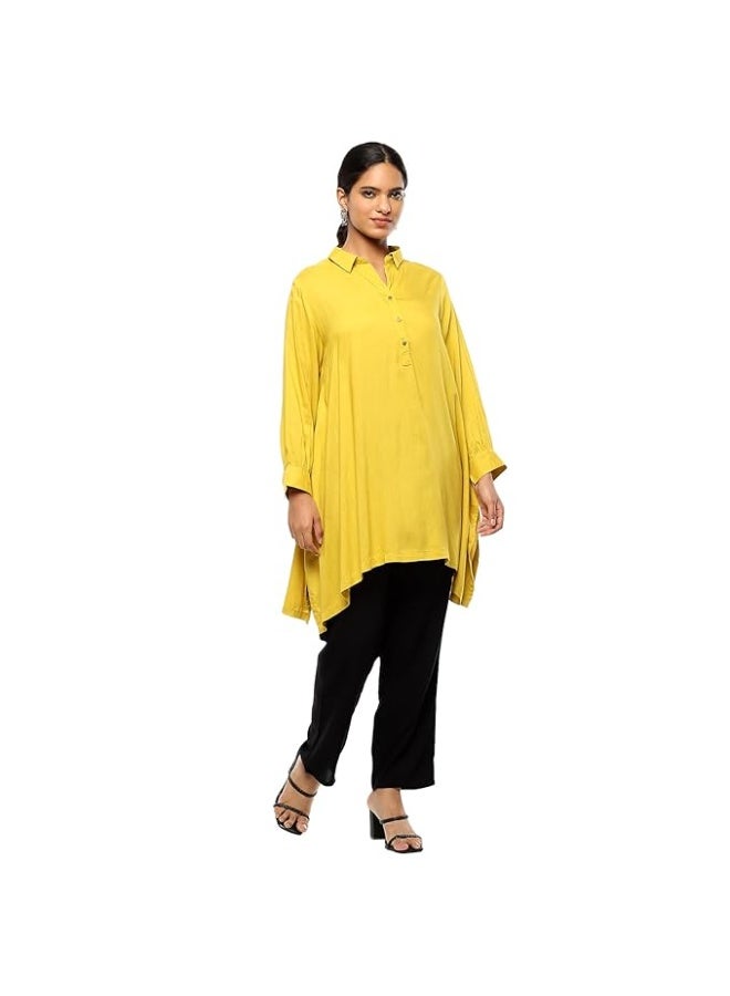 BIBA Women RAYON KURTA L - Image 4