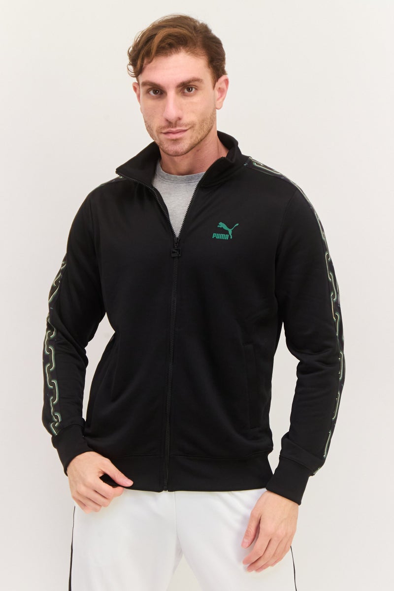 PUMA Men Sports Wear Fit Long Sleeve Training Jacket, Black - Image 1