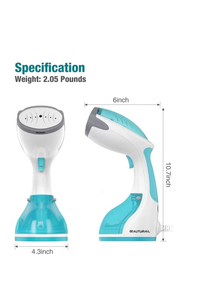 GENNEXT Portable Handheld Garment Steamer Fast Heat-up Auto-Off Steam Iron for Cloths Fabric and Garment - Image 3