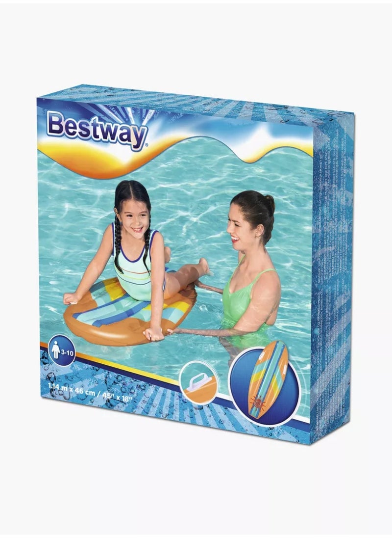 Bestway Bestway Inflatable Kids Surfboard – Star Design | Swim & Balance Float 114×46 cm  - Image 5