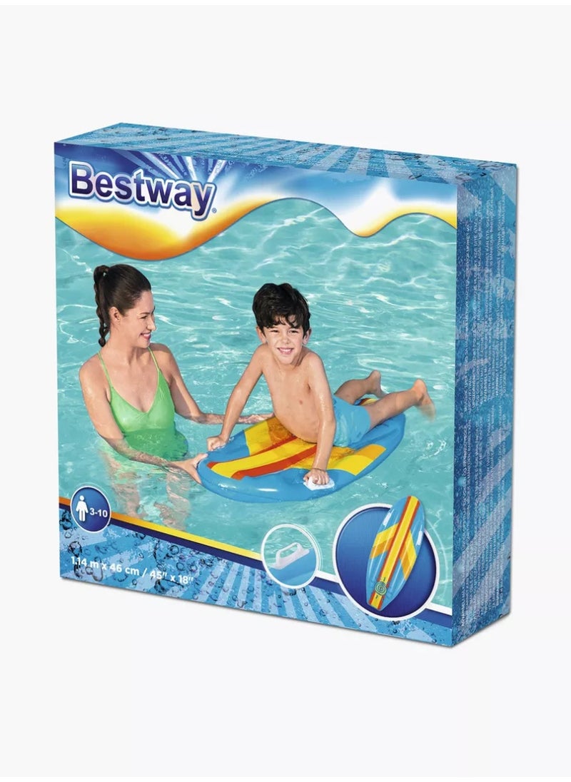 Bestway Bestway Inflatable Kids Surfboard – Star Design | Swim & Balance Float 114×46 cm  - Image 4
