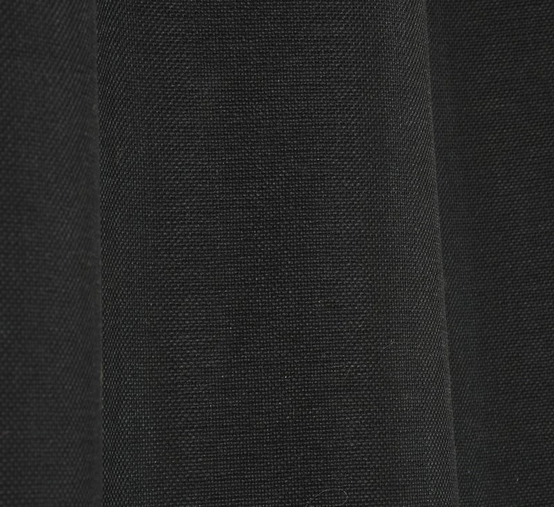 FRESH FROM LOOM Unstiched Jute Plain Solid Fabric for Sofa, Cushion, Table Cloth, Curtain (79 X 55 Inch/200 X 140 Cm - 2 Meter | Black). - Image 2