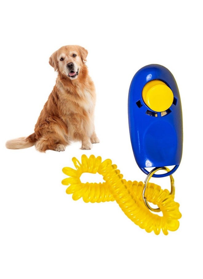 Sage Square Pet Training Clicker With Wrist Strap And Strap Hook For Dog/Cat/Kitten/Puppy/Bird (Random Color)  - Image 1