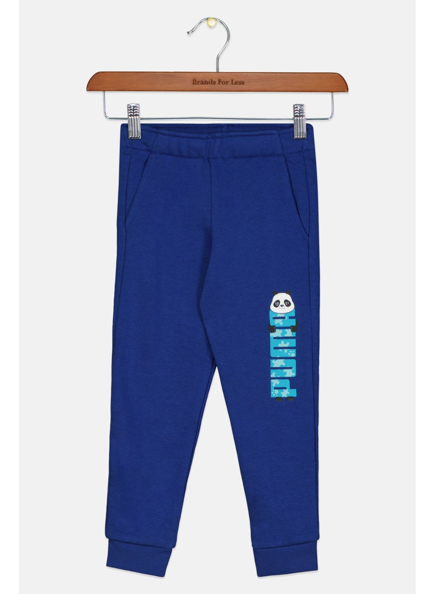 PUMA Toddlers Boy Sportswear Drawstring Sweatpants, Blue  - Image 1