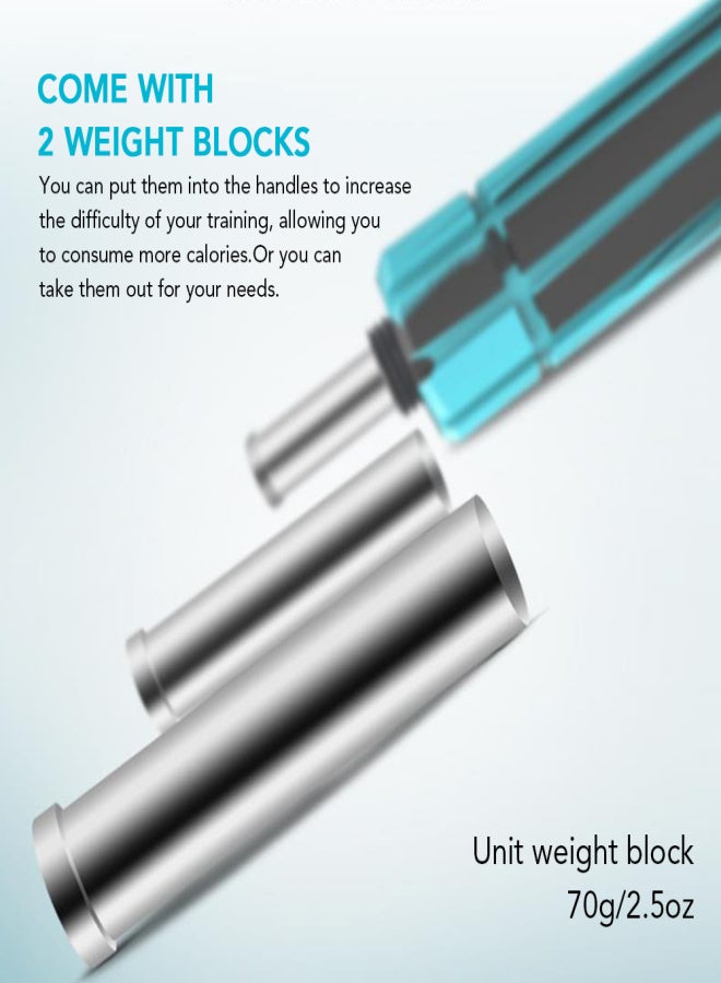 SOWELL 10pcs Skipping Rope Set with Weight Blocks Adjustable Jump Rope For Fitness Weight Loss Endurance Training Cardio Jumping Exercise - Image 5