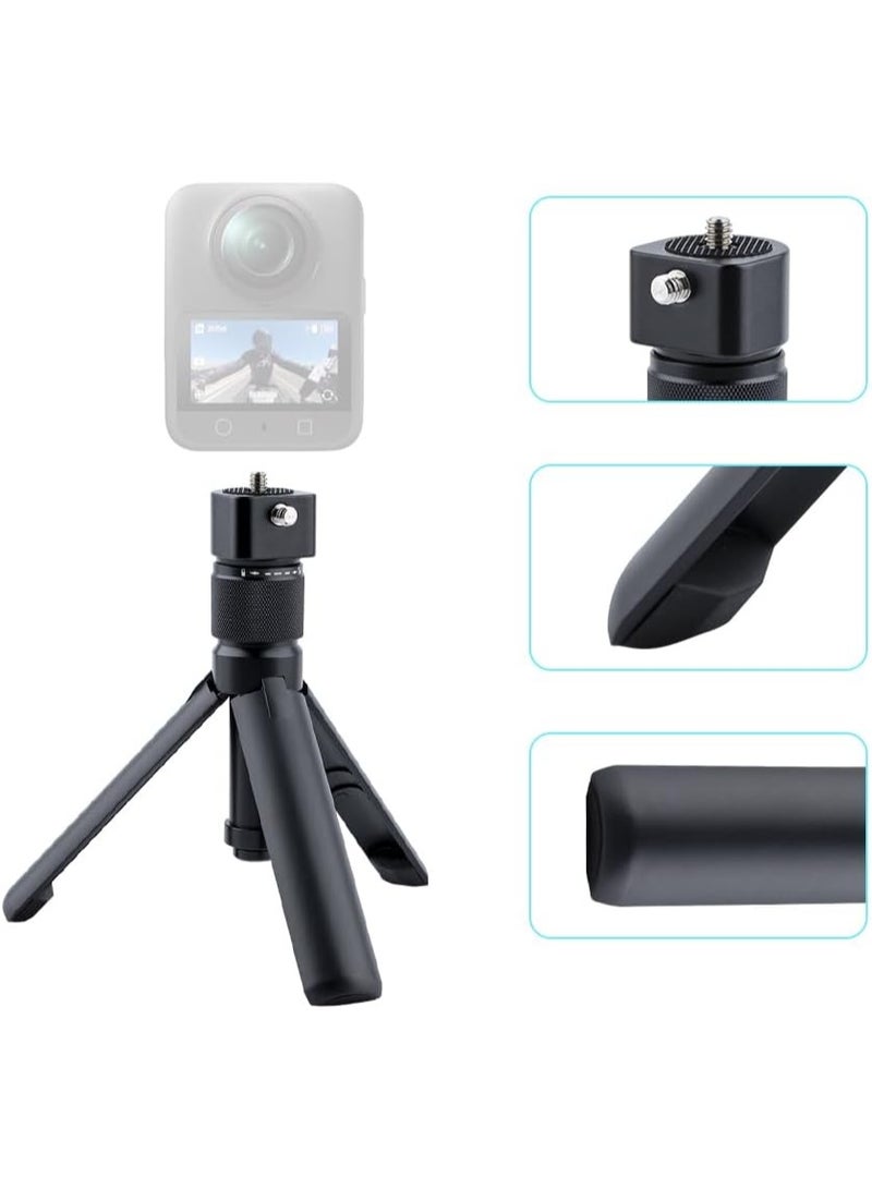 Topcore Bullet Time Handle Tripod Rotating Grip with Invisible Selfie Stick for Insta360 X5/X4, DJI OSMO,Pocket 3, GoPro,1/4" Thread, Compact Selfie Stick & Tabletop Tripod (47 inches) - Image 5