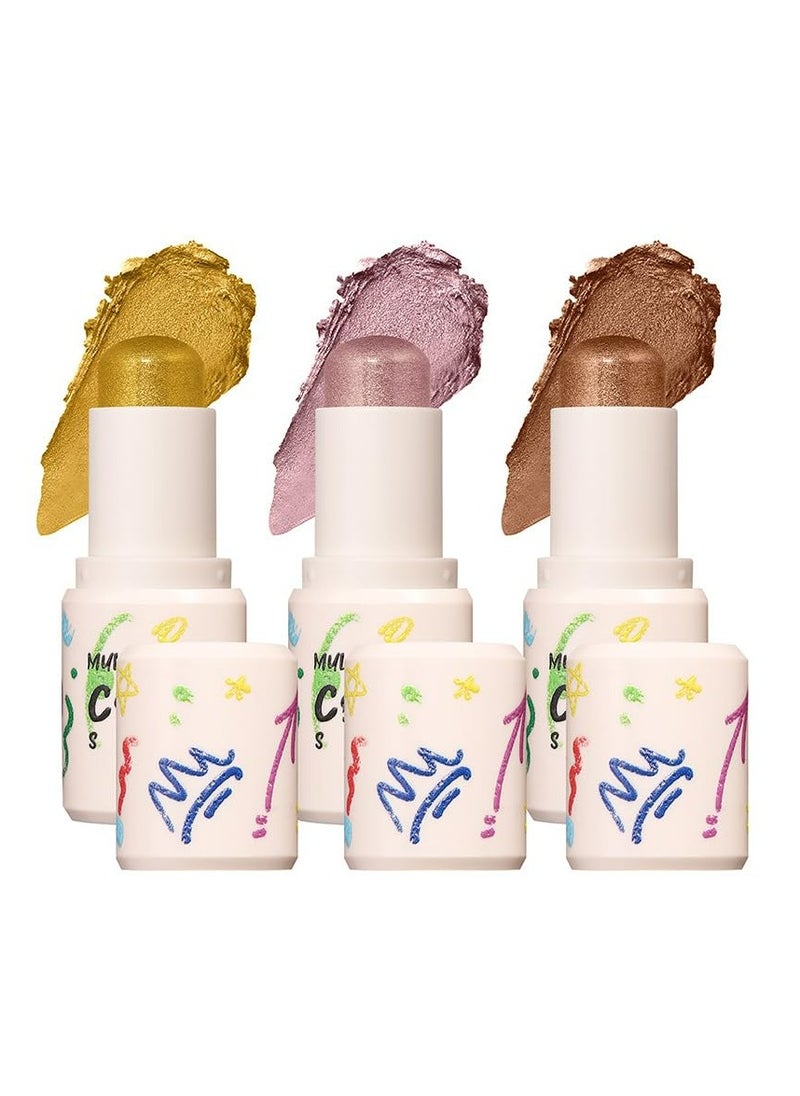 4 Color Highlighter Stick - Natural and Radiant Highlighting Stick（highlight 06）