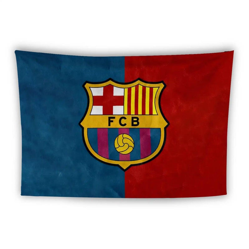 Spark Store | Football Team Inspired Flag | Maroon and Navy Design | Easy Hanging, Gabardine | Zero Pixelation Print | Perfect For Bedroom, Living Room, Gaming Setup50x70x1 cm