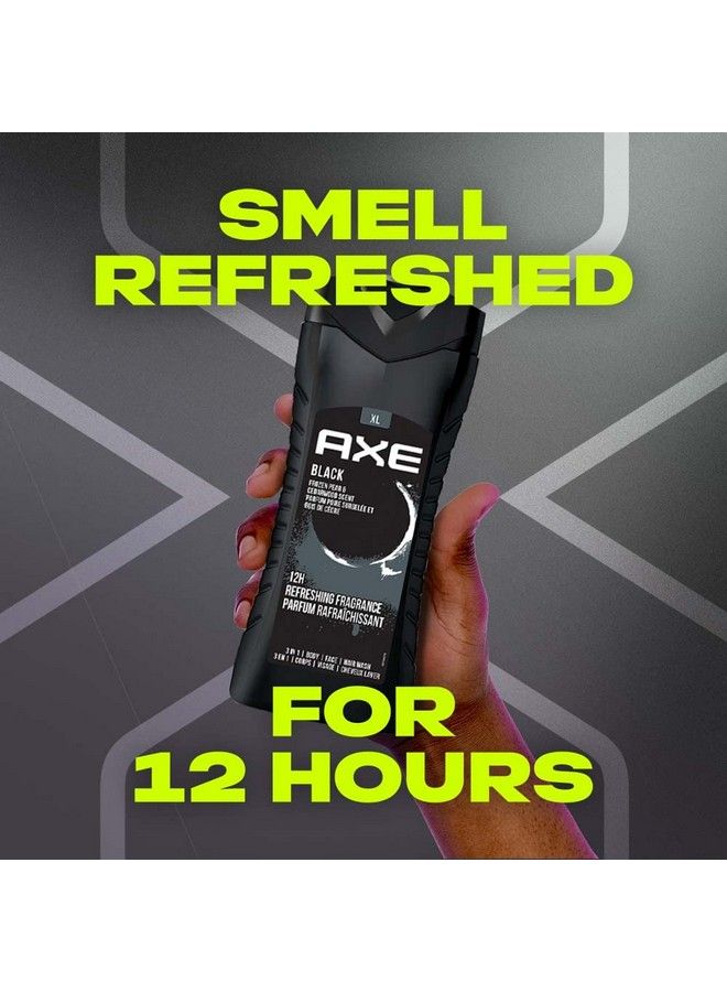 Axe غسول الجسم والوجه والشعر 3 في 1 للرجال، يدوم طويلاً، بنكهة الكمثرى المجمدة المنعشة، تم اختباره من قبل أطباء الجلدية، 400 مل - Image 5