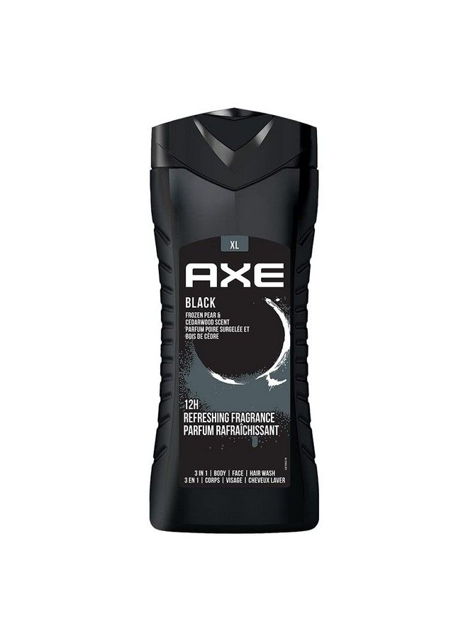 Axe غسول الجسم والوجه والشعر 3 في 1 للرجال، يدوم طويلاً، بنكهة الكمثرى المجمدة المنعشة، تم اختباره من قبل أطباء الجلدية، 400 مل - Image 1