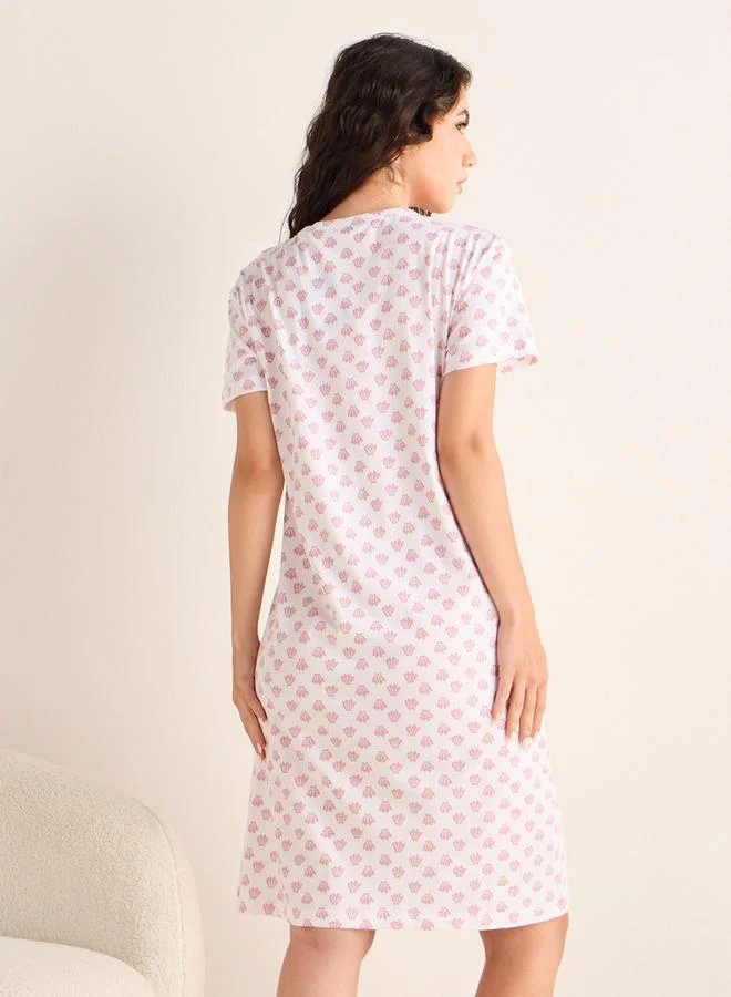 سبلاش فيڤ فستان نوم مطبوع