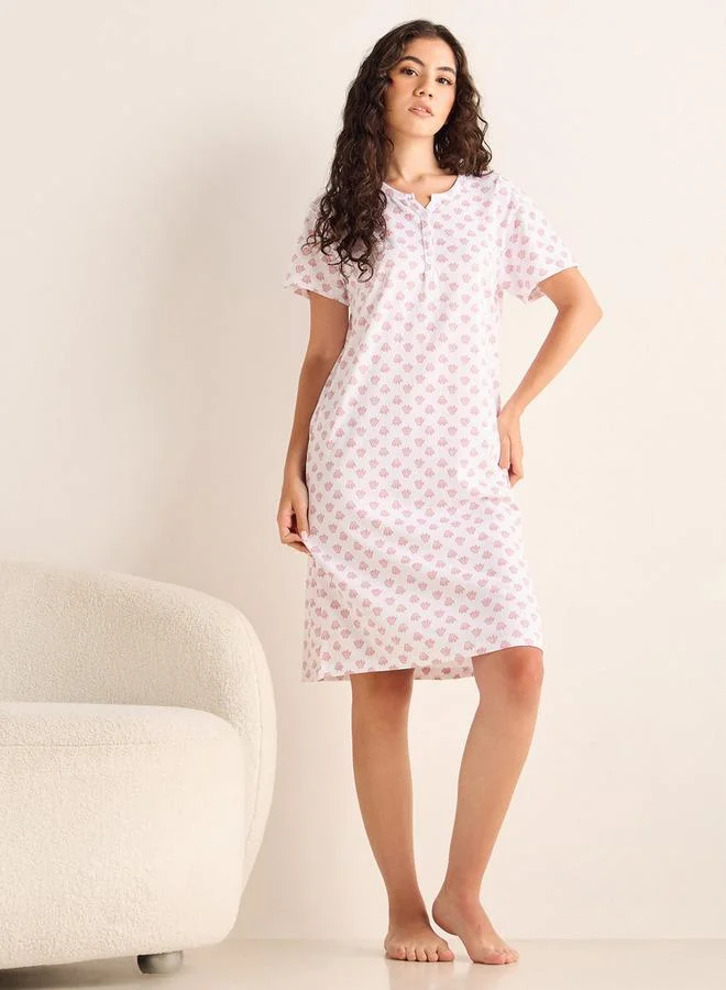 سبلاش فيڤ فستان نوم مطبوع