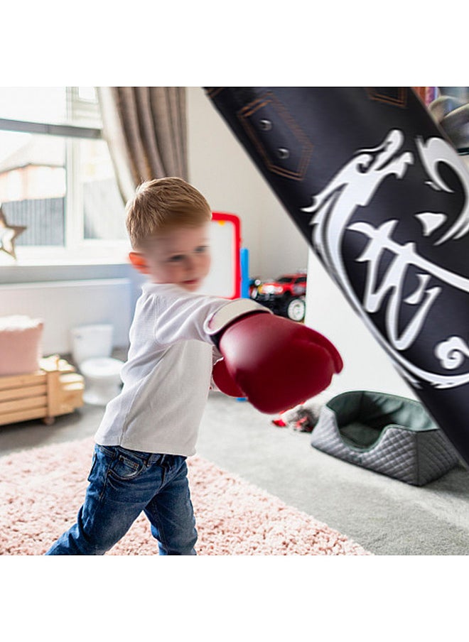 Generic Punching Bag Unfilled Kick Boxing Pouch PU Leather Training Pouching Bag Children Indoor Boxing Exercise Pouch  - Image 2