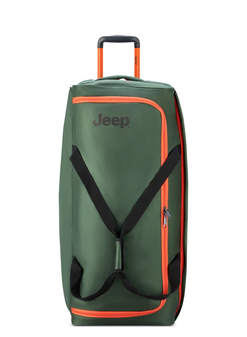 Jeep The Jeep Softcase 2-Wheel Duffle luggage tolley check-in suitcase 82cm Green, Large