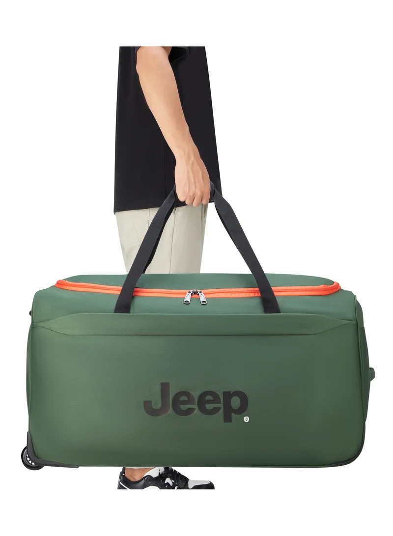 Jeep The Jeep Softcase 2-Wheel Duffle luggage tolley check-in suitcase 82cm Green, Large