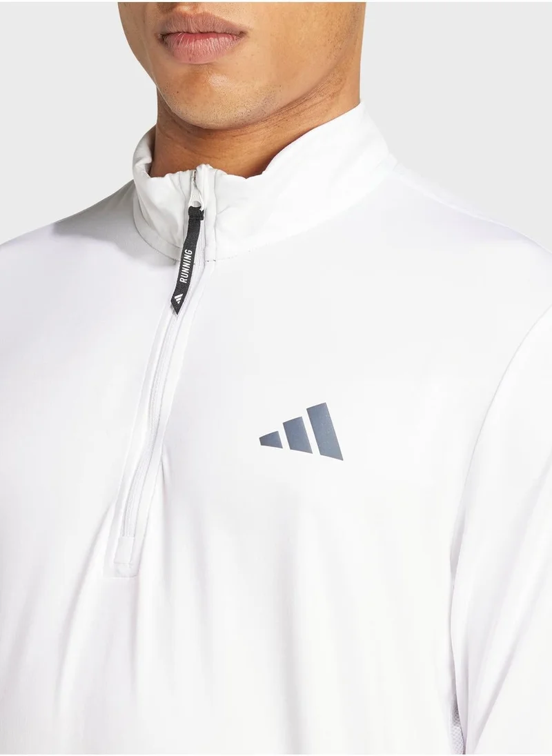 adidas أو تي آر بي إتش زد بلوزة جري بيضاء للرجال مقاس