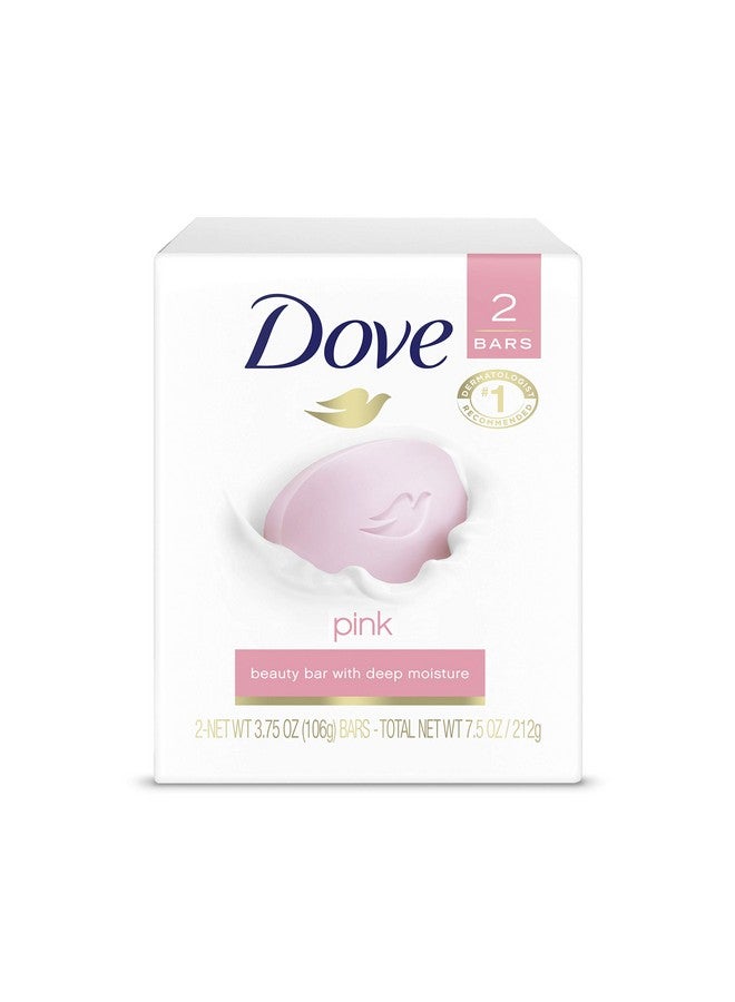 Dove Pink Beauty Bar, 4 Ounce, 2 Count - Image 1
