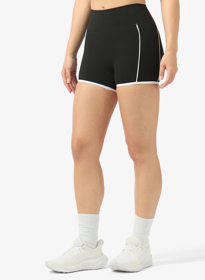 FRWD Contrast Trim Detail Sports Bra & Short Set - Image 4