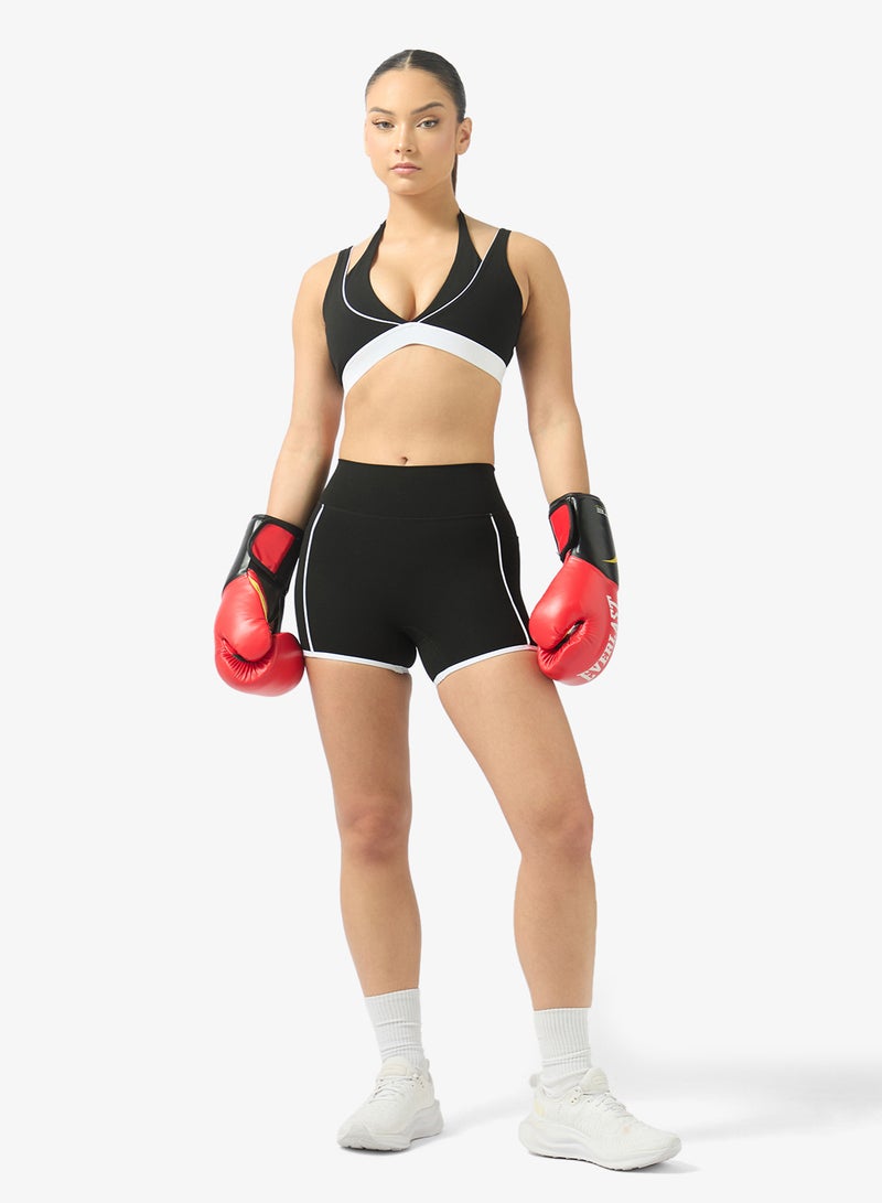 FRWD Contrast Trim Detail Sports Bra & Short Set - Image 5