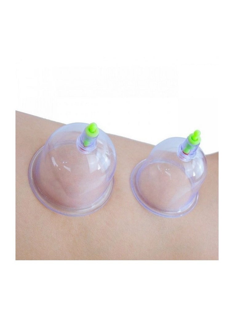 SOSEKO Cupping Hijama Therapy Therapy Sets of 12 pcs Pull Out A Vacuum - Image 3