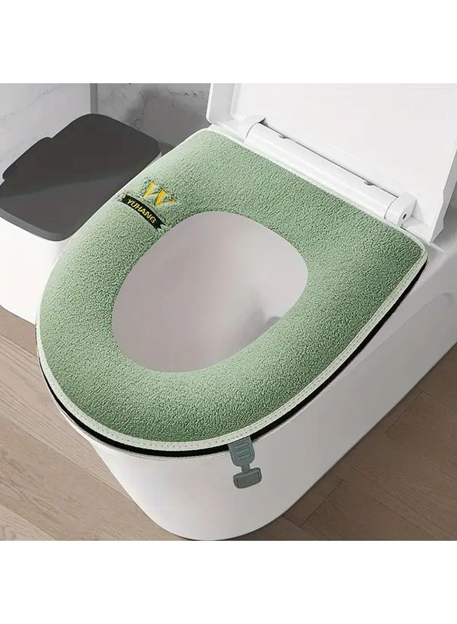Grey Soft Toilet Seat Cushion Universal Padded Bathroom Cover - Image 4