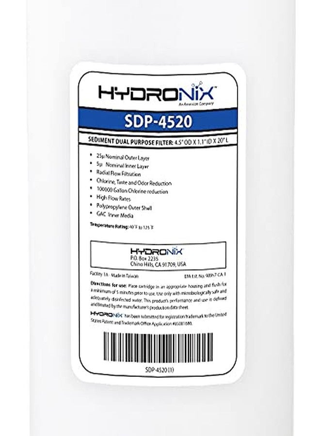 Hydronix Radial Flow Carbon Filter - 4.5" x 20" Compatible to RFC20-BB - Image 2