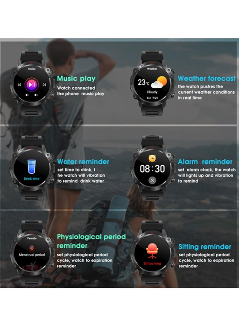 RollsTimi  1.39" Smartwatch for Men Women, 110+ Sport Modes, Fitness Tracker with Heart Rate SpO2 Monitor, IP67 Waterproof Outdoor Sports Watch for Android iPhone Phones - Image 5