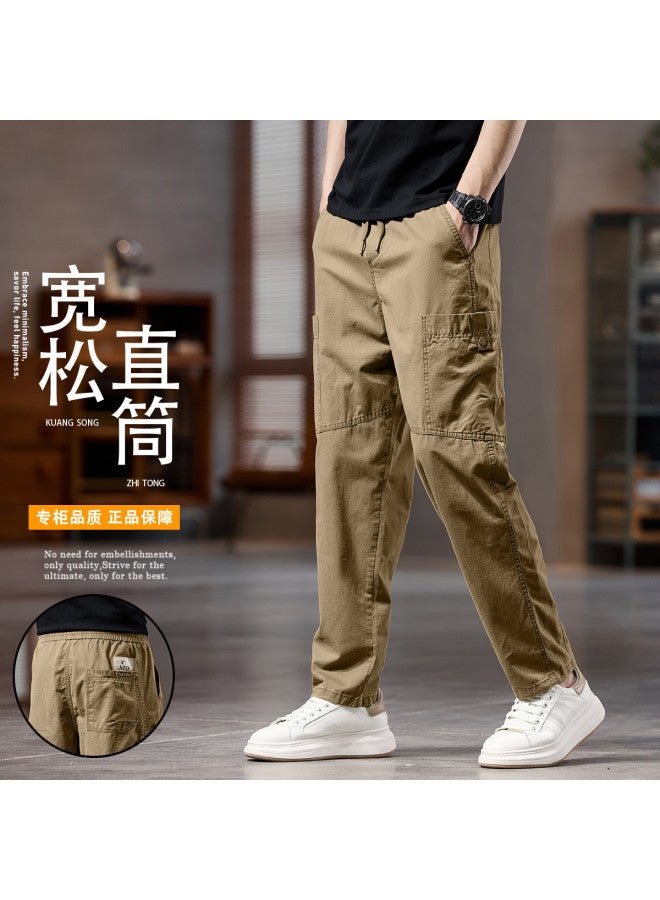 Tucano fashionable Drawstring Elastic Waist Casual Cargo Pants - Stylish And Sharp Men's Casual Trousers - Image 2