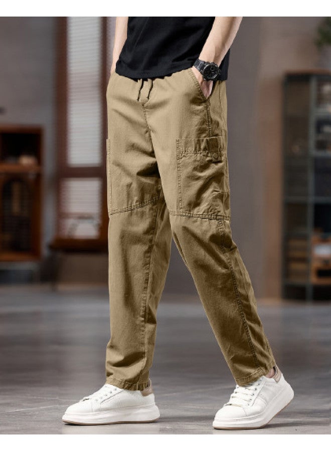 Tucano fashionable Drawstring Elastic Waist Casual Cargo Pants - Stylish And Sharp Men's Casual Trousers - Image 1