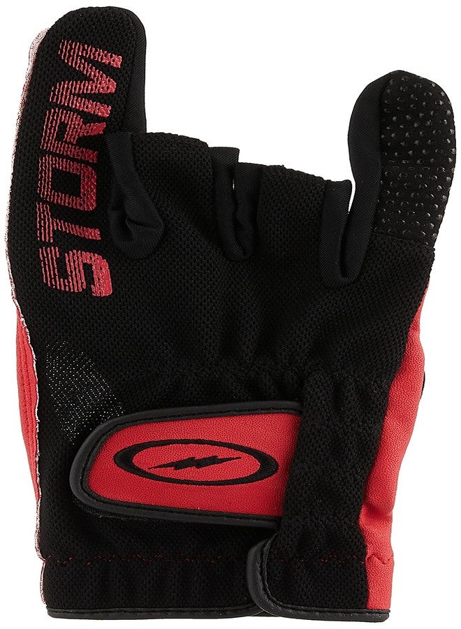 Storm MICHELIN Storm STPG LR Bowling Glove, Black/Red,,Large - Image 1