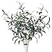SzJias SzJias Artificial Olive Branch Faux Olive Branches for Vases Fake Branches Olive Stems for Vase Fake Olive Tree  - Image 2
