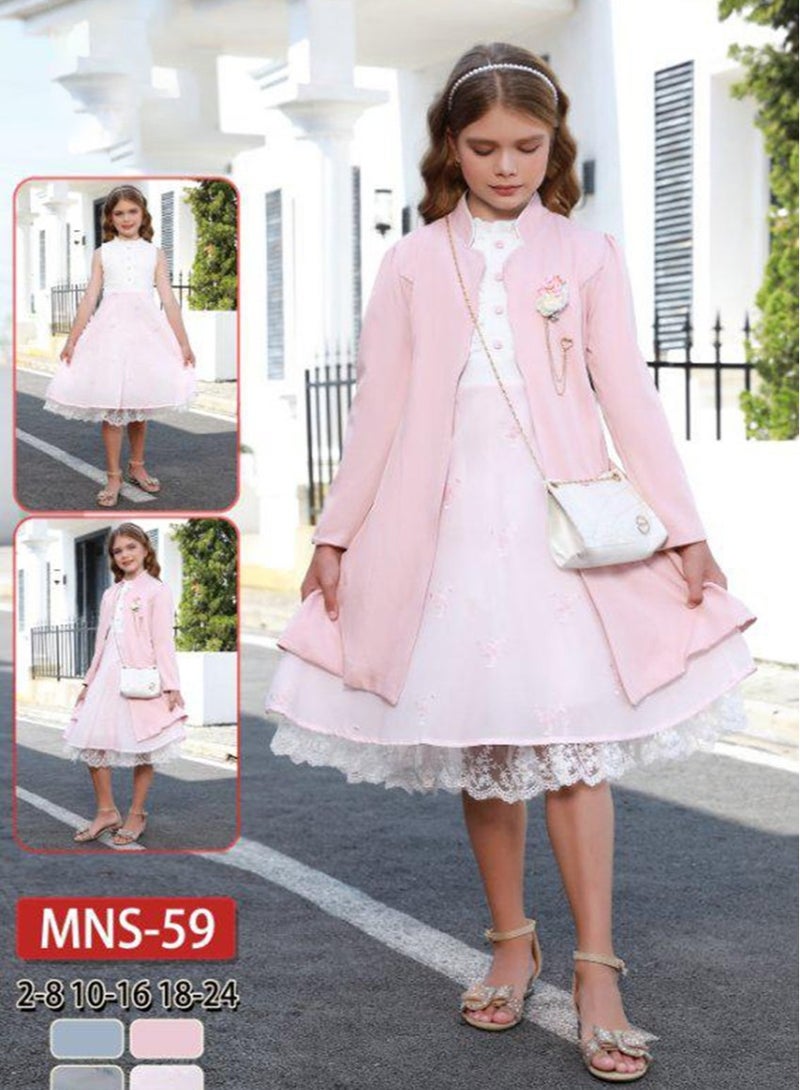 Girls dress in the latest fashion trends suitable for holidays and special occasions
