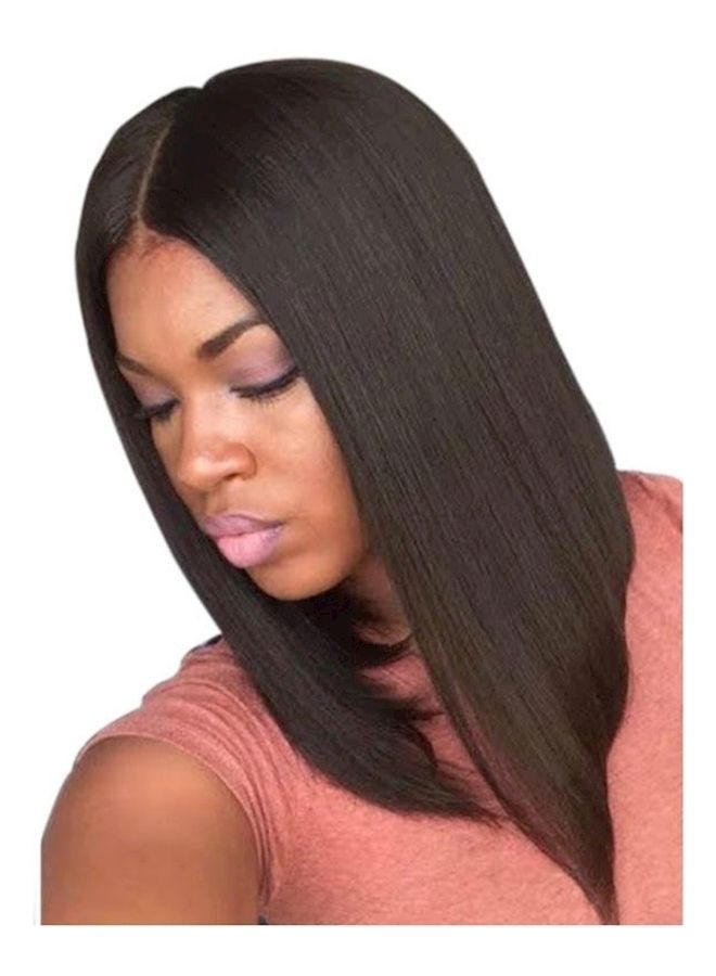 NIBEMINENT Long Hair Extension Brown - Image 2