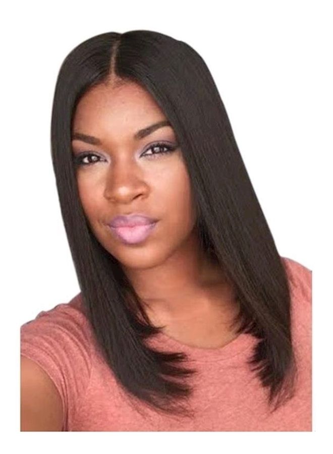 NIBEMINENT Long Hair Extension Brown - Image 1