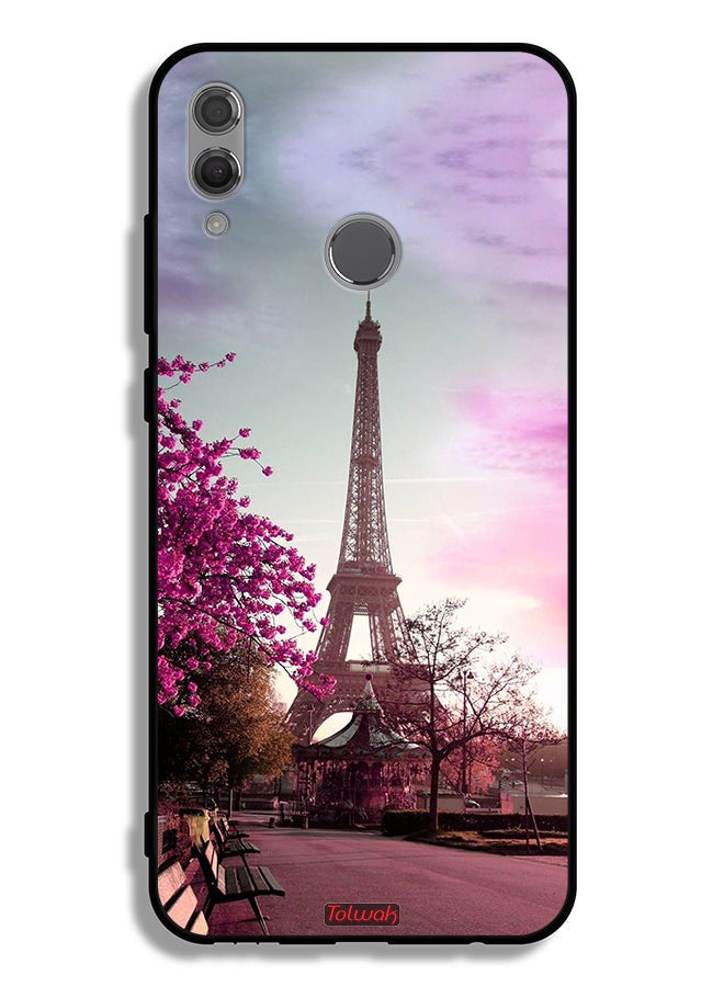 Tolwak Honor 10 Lite Protective Case Cover Eiffel Tower - Image 2