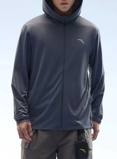 ANTA A-UV PROTECT Regular Fit Workout Training Commute Knitted sunscreen jacket