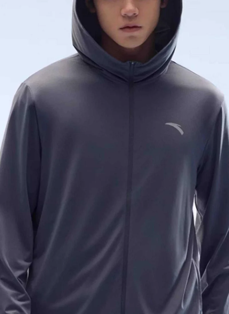 ANTA A-UV PROTECT Regular Fit Workout Training Commute Knitted sunscreen jacket