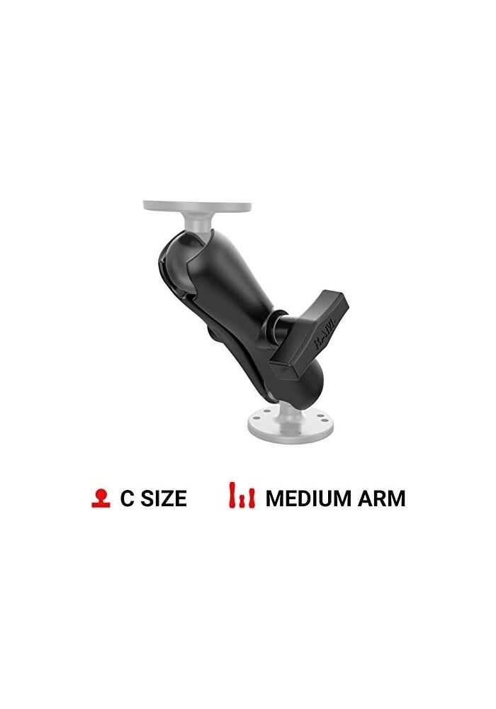 RAM Mounts RAM-201U Double Socket Arm for C Size 1.5" Ball Components - Image 2
