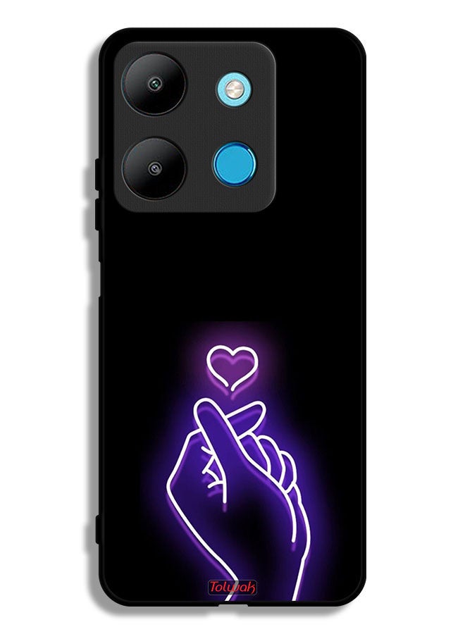 Tolwak Infinix Smart 7 Protective Case Cover Snap Small Heart - Image 1