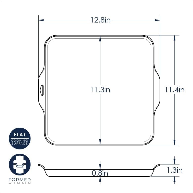 NORDIC WARE مقلاة نوردك وير مربعة - Image 2