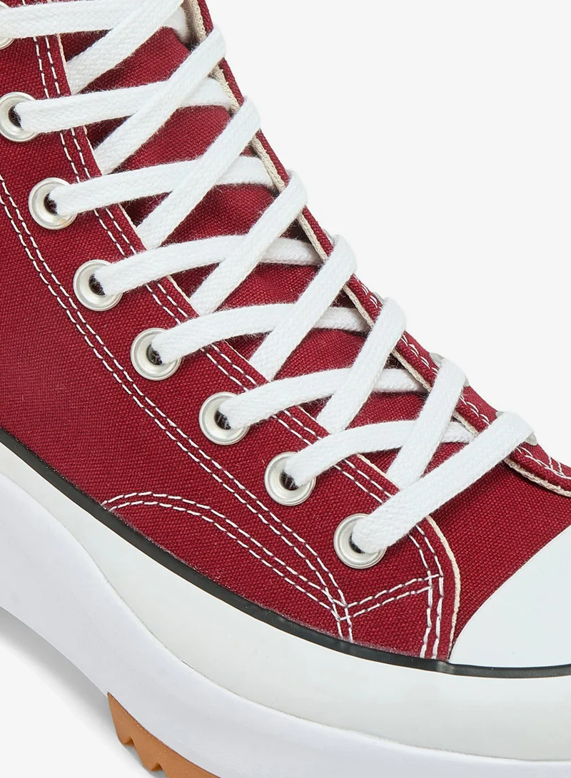Converse Pink Run Star Hike Platform Unisex Shoes for Women | Best Price UAE